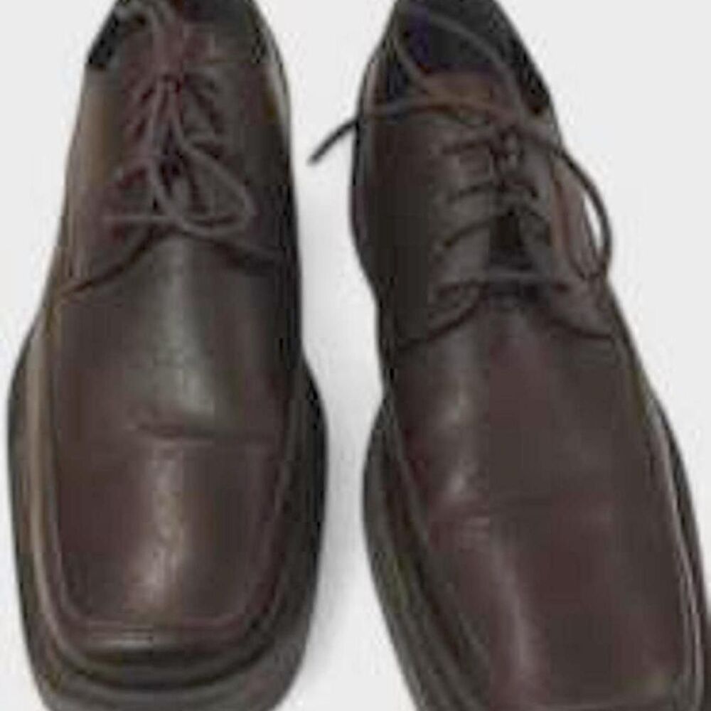 Novacas Vegan Leather Men's Brown and Burgundy Brogues- Size 14 men's